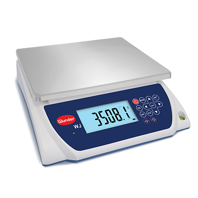 Bilancia tecnica di precisione Wunder WJ con piatto in acciaio inox e display LCD retroilluminato